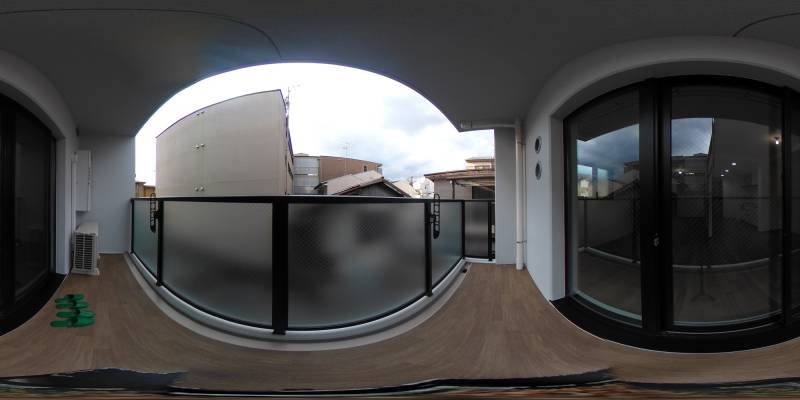 パノラマ画像バルコニー