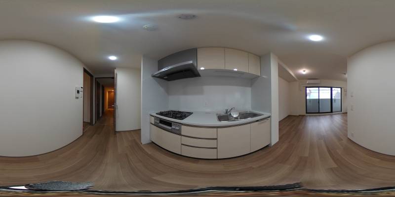 パノラマ画像キッチン