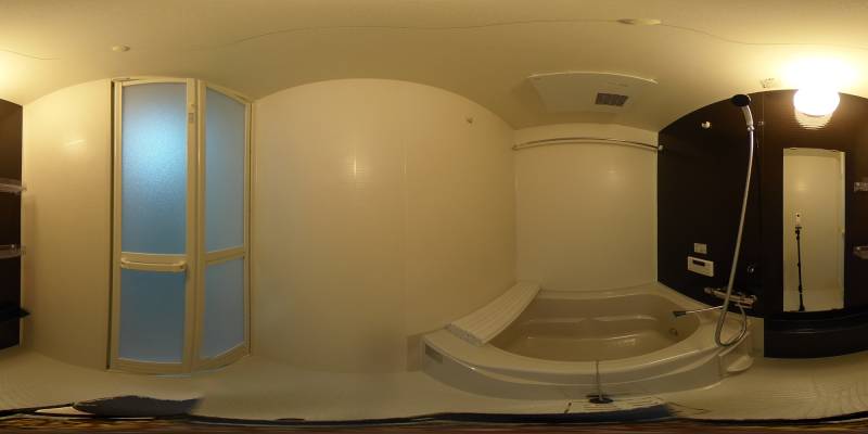 パノラマ画像バスルーム