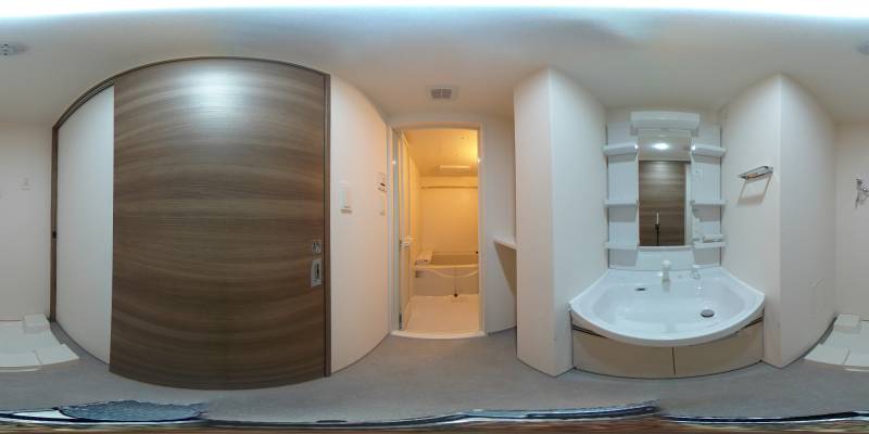 パノラマ画像洗面所