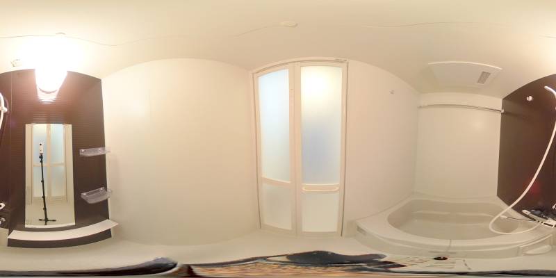 パノラマ画像バスルーム