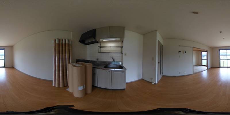 パノラマ画像キッチン