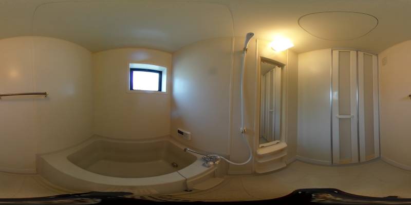 パノラマ画像バスルーム