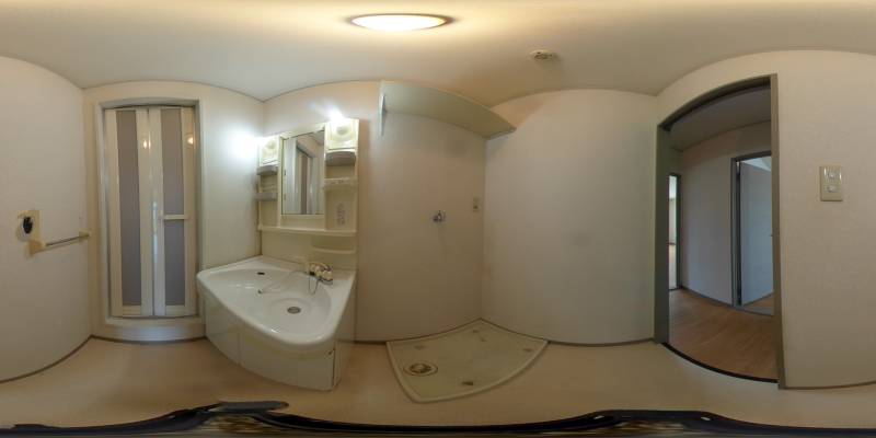 パノラマ画像洗面所