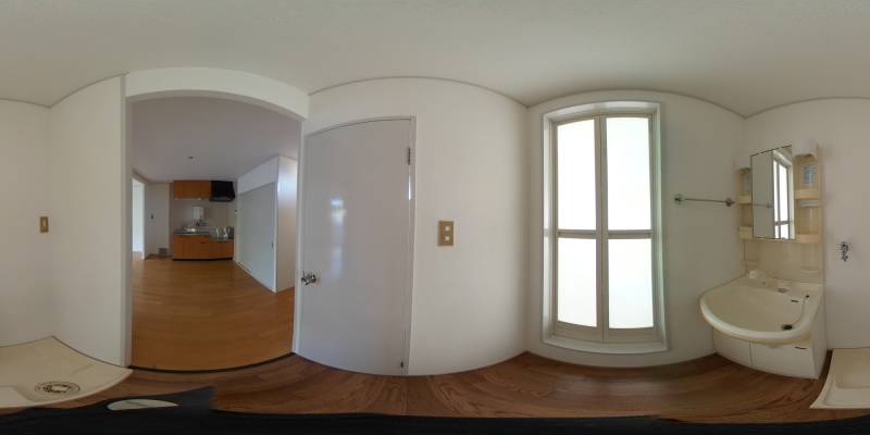 パノラマ画像洗面所