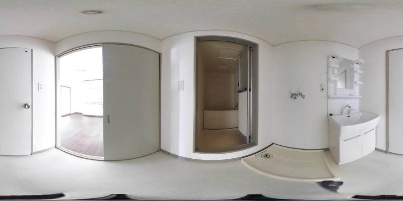 パノラマ画像洗面所