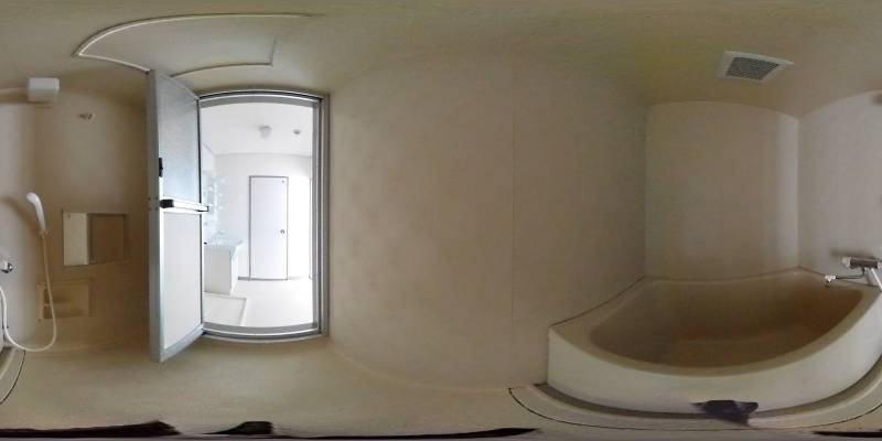 パノラマ画像バスルーム