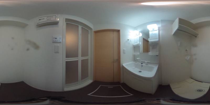 パノラマ画像洗面所