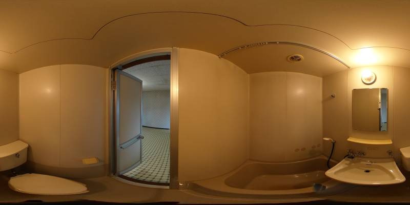 パノラマ画像バスルーム