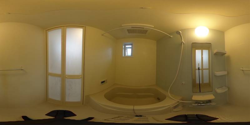 パノラマ画像バスルーム