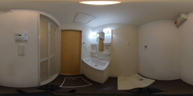 パノラマ画像洗面所