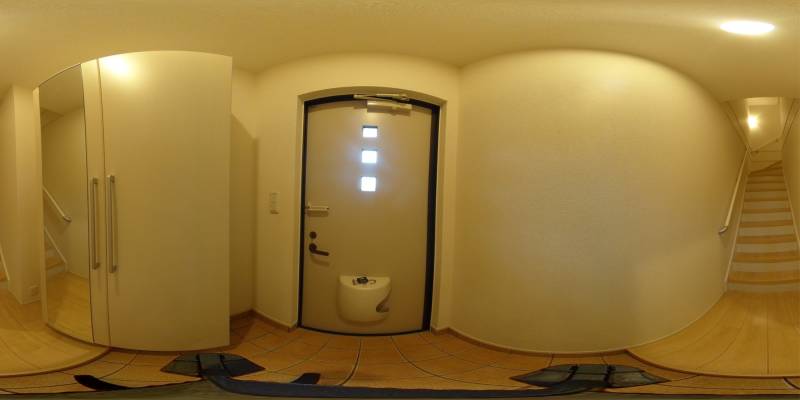 パノラマ画像玄関