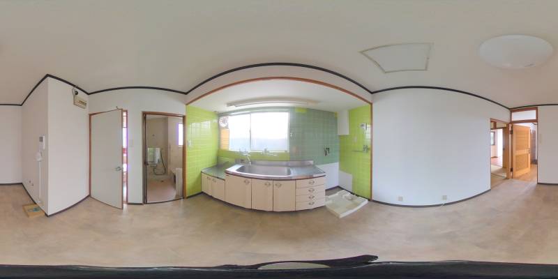 パノラマ画像キッチン