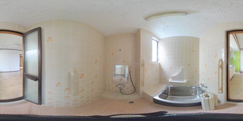 パノラマ画像バスルーム