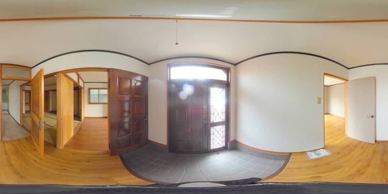 パノラマ画像玄関