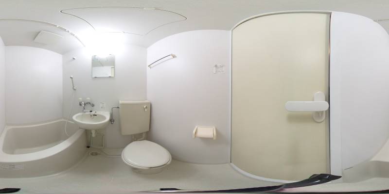 パノラマ画像バスルーム