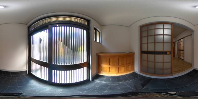 パノラマ画像玄関