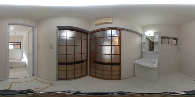 パノラマ画像洗面所