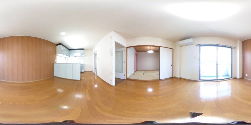 パノラマ画像リビング