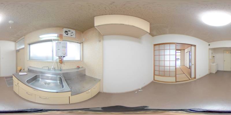 パノラマ画像キッチン