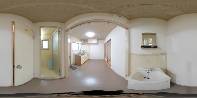 パノラマ画像洗面所