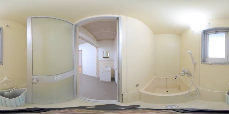 パノラマ画像バスルーム