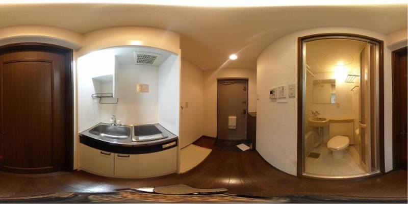 パノラマ画像キッチン