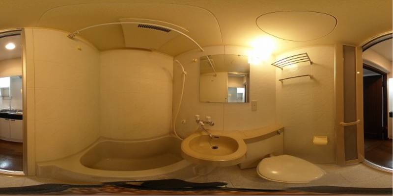 パノラマ画像バスルーム