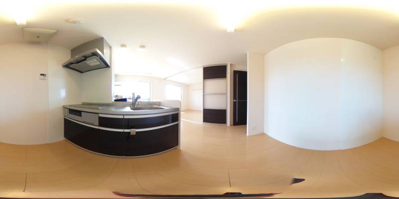 パノラマ画像キッチン