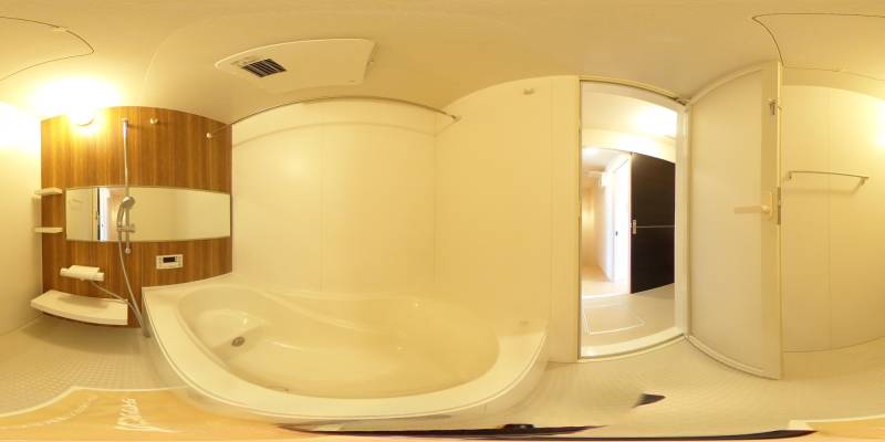 パノラマ画像バスルーム