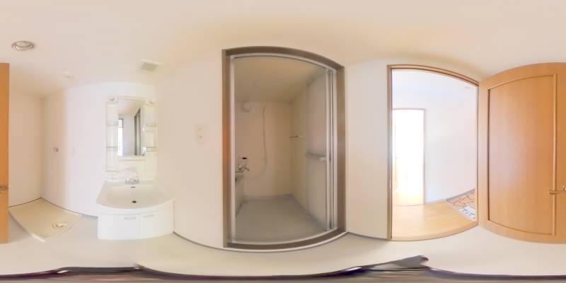 パノラマ画像洗面所