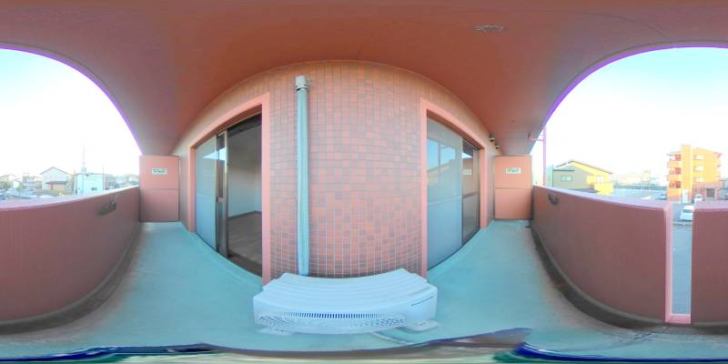 パノラマ画像バルコニー