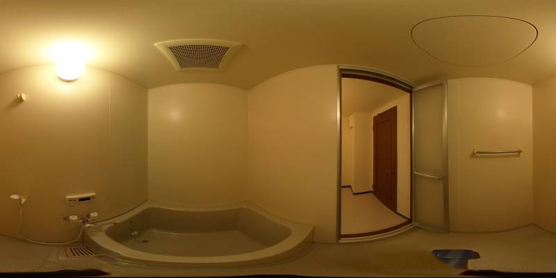 パノラマ画像バスルーム