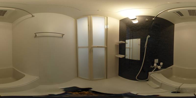 パノラマ画像バスルーム