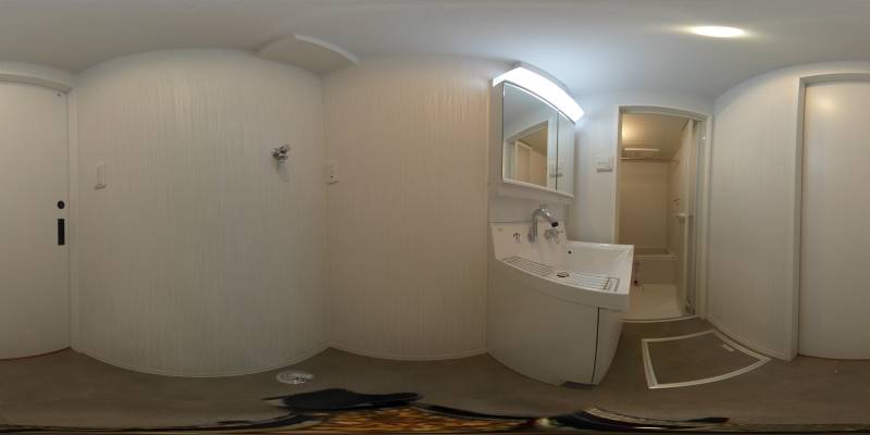 パノラマ画像洗面所