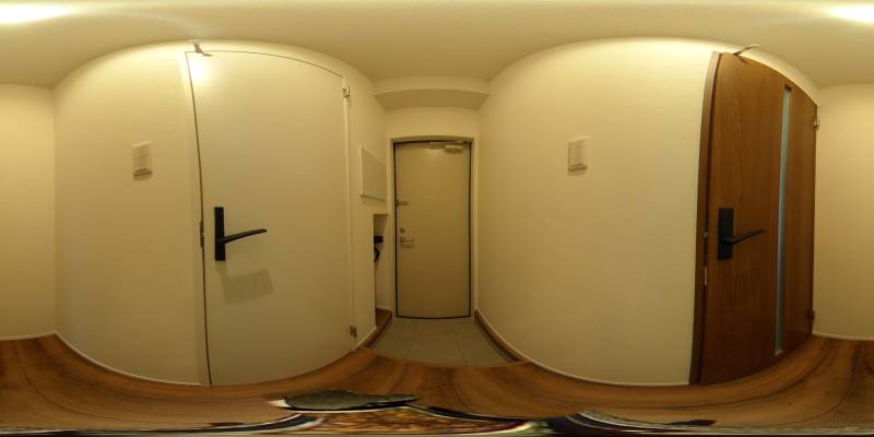 パノラマ画像玄関