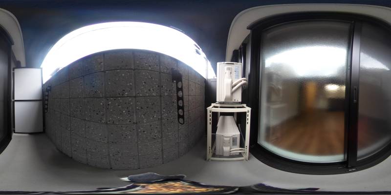 パノラマ画像バルコニー