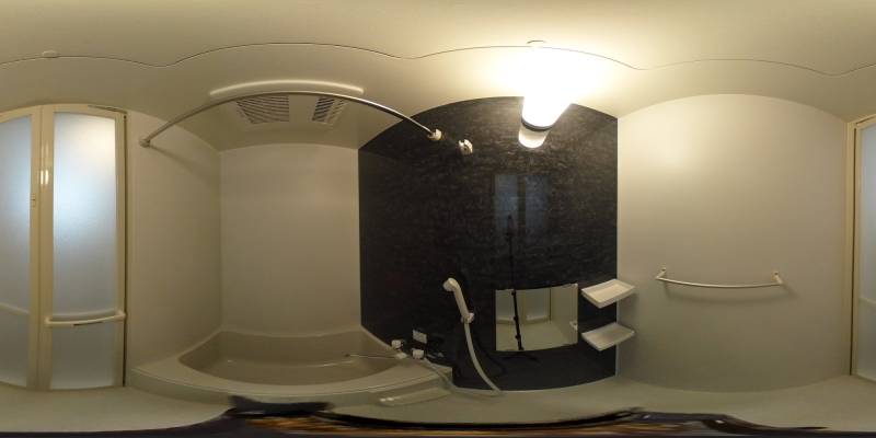 パノラマ画像バスルーム