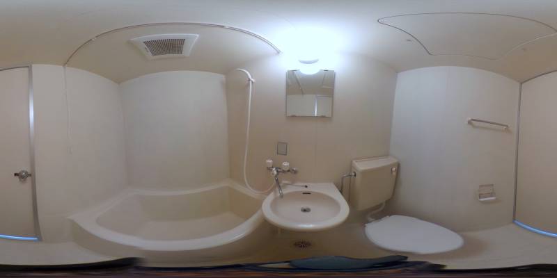 パノラマ画像バスルーム