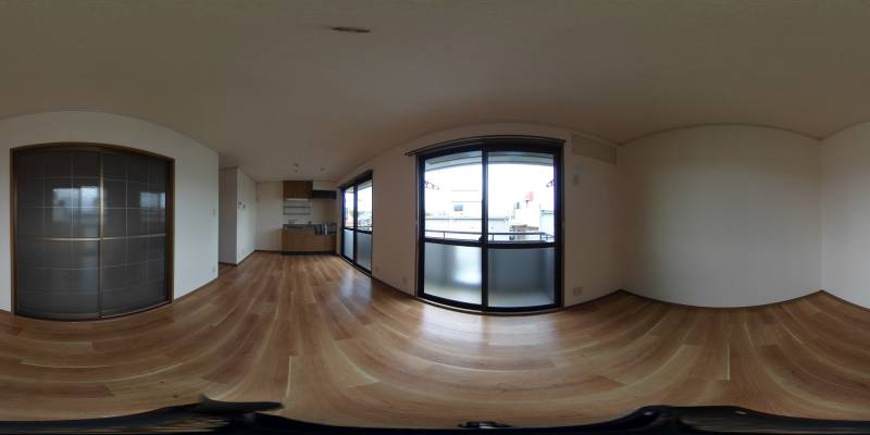 パノラマ画像リビング