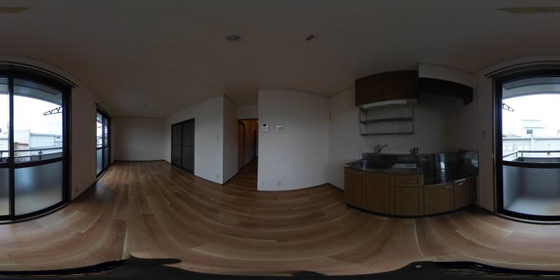 パノラマ画像キッチン