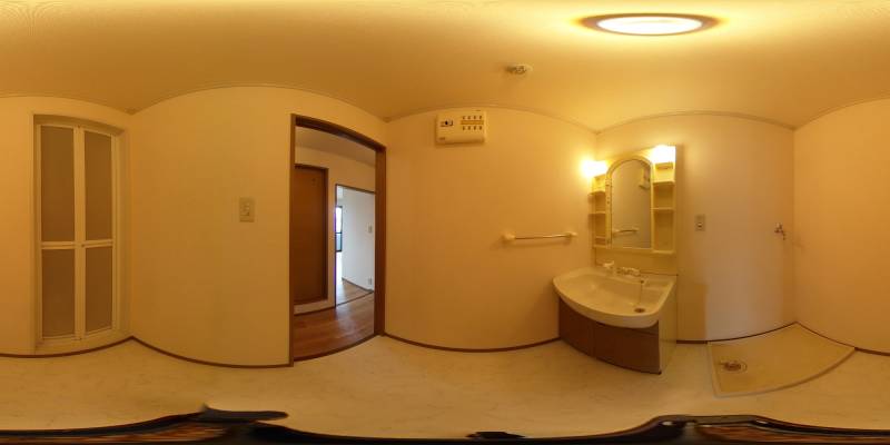 パノラマ画像洗面所