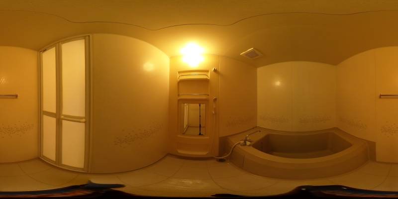 パノラマ画像バスルーム