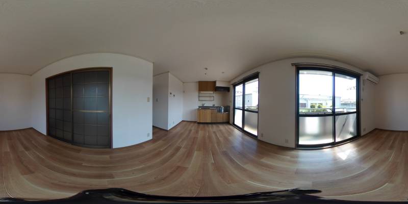 パノラマ画像リビング