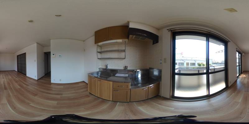 パノラマ画像キッチン