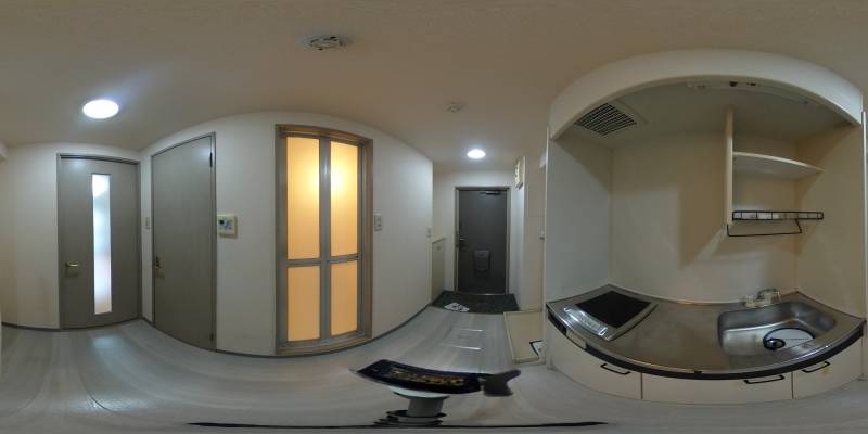 パノラマ画像キッチン