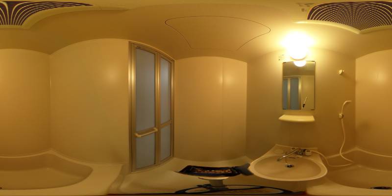 パノラマ画像バスルーム