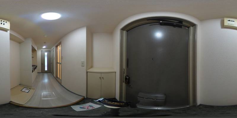 パノラマ画像玄関