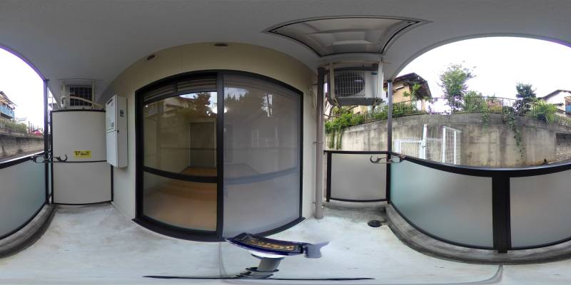 パノラマ画像バルコニー