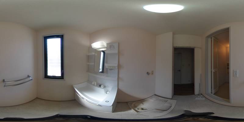 パノラマ画像洗面所